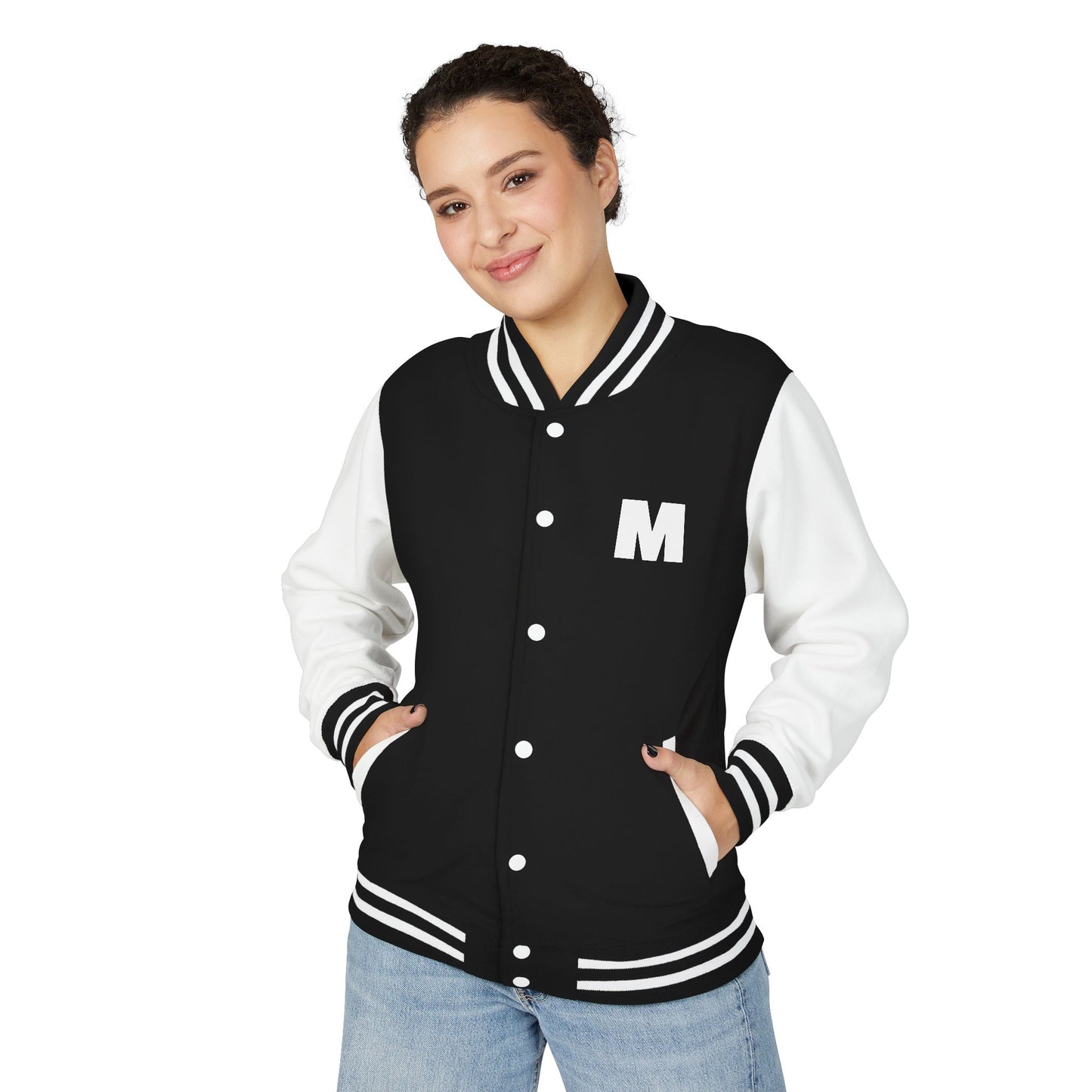 Unisex Heavyweight Letterman Jacket, Varsity Style, Customizable, Perfect for Back to School, Gift for Teens, Sports Team Apparel