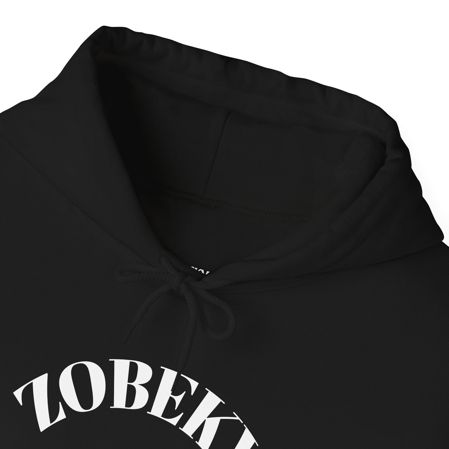Unisex Hooded Sweatshirt with ZOBEKY Text - Cozy Casual Attire for Every Occasion, Gift for Friends, Lounge Wear, Fall Fashion