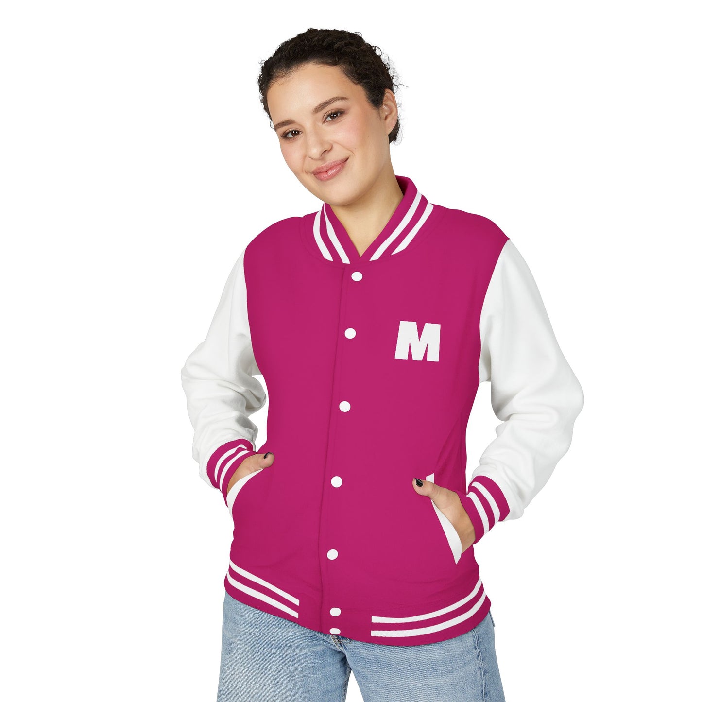 Unisex Heavyweight Letterman Jacket, Varsity Style, Customizable, Perfect for Back to School, Gift for Teens, Sports Team Apparel