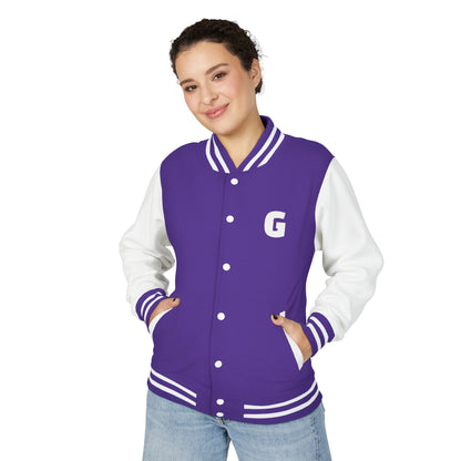 Unisex Heavyweight Letterman Jacket, Varsity Style, Customizable, Perfect for Back to School, Gift for Teens, Sports Team Apparel