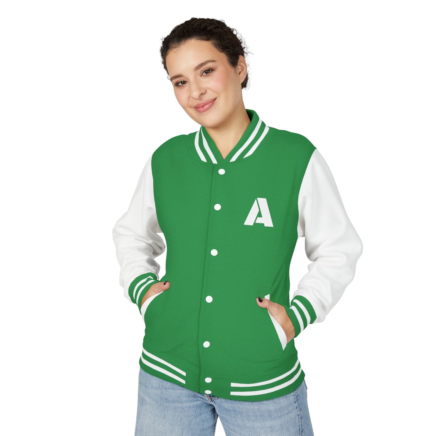Unisex Heavyweight Letterman Jacket, Varsity Style, Customizable, Perfect for Back to School, Gift for Teens, Sports Team Apparel